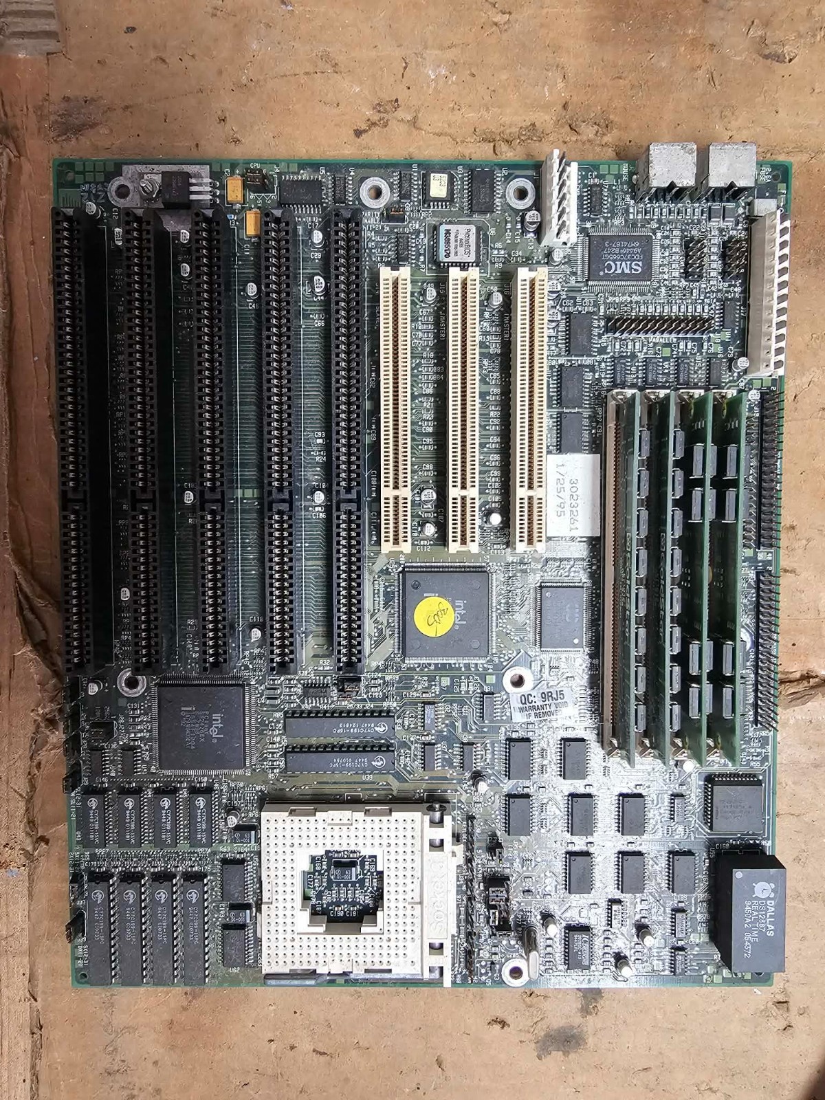 Vintage Gateway 2000 Socket 3 486 PCI/ISA Baby AT Motherboard Powers/Posts Spec