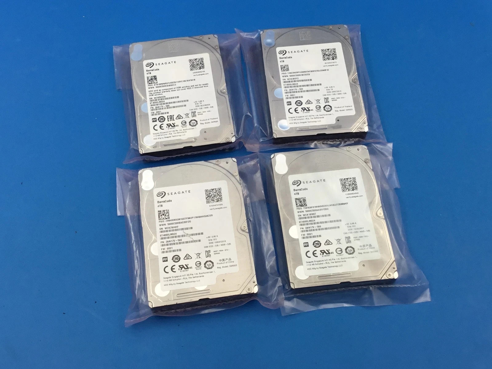 Seagate ST4000LM024 Barracuda 4TB 5400RPM 6Gb/s SATA 128MB Cache 512e 2.5 HD