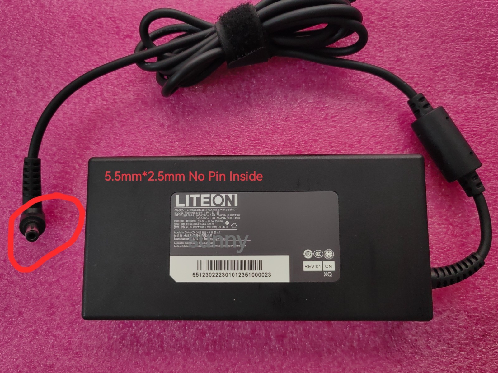 Original LITEON 20V 11.5A  For XPG Xenia 15G XENIAG15I7G13H4070LX 230W Adapter