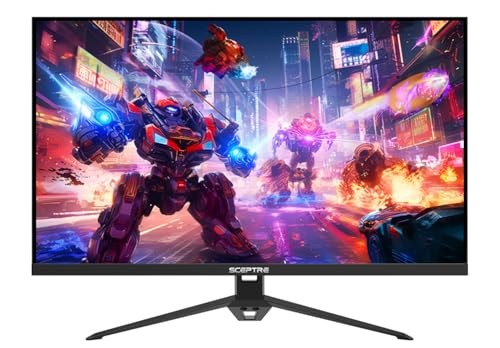 SCEPTRE IPS 24-INCH GAMING MONITOR 180+HZ DP X2 HDMI X2 1MS E248B-FPT168 BLACK