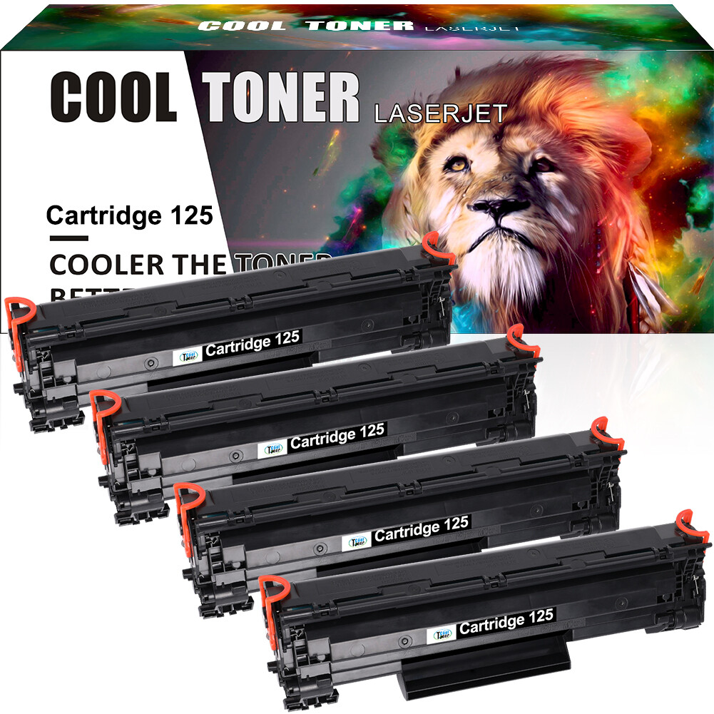 4x CRG125 3484B001AA Toner Cartridge Compatible for Canon 125 imageCLASS MF3010