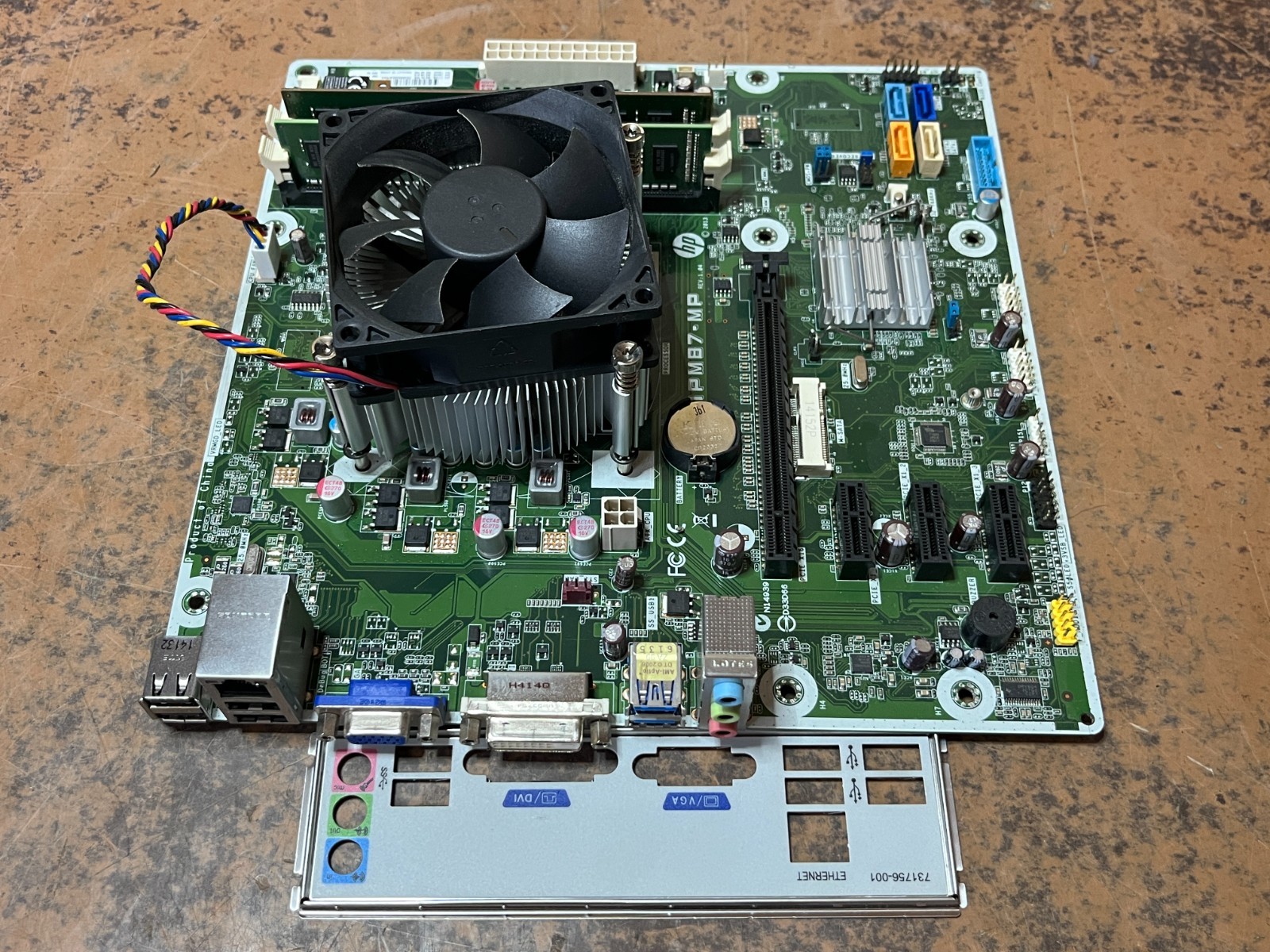 HP Pavilion Desktop Motherboard 707825-003 IPM87-MP 1150 w/ i6 CPU 12Gb RAM