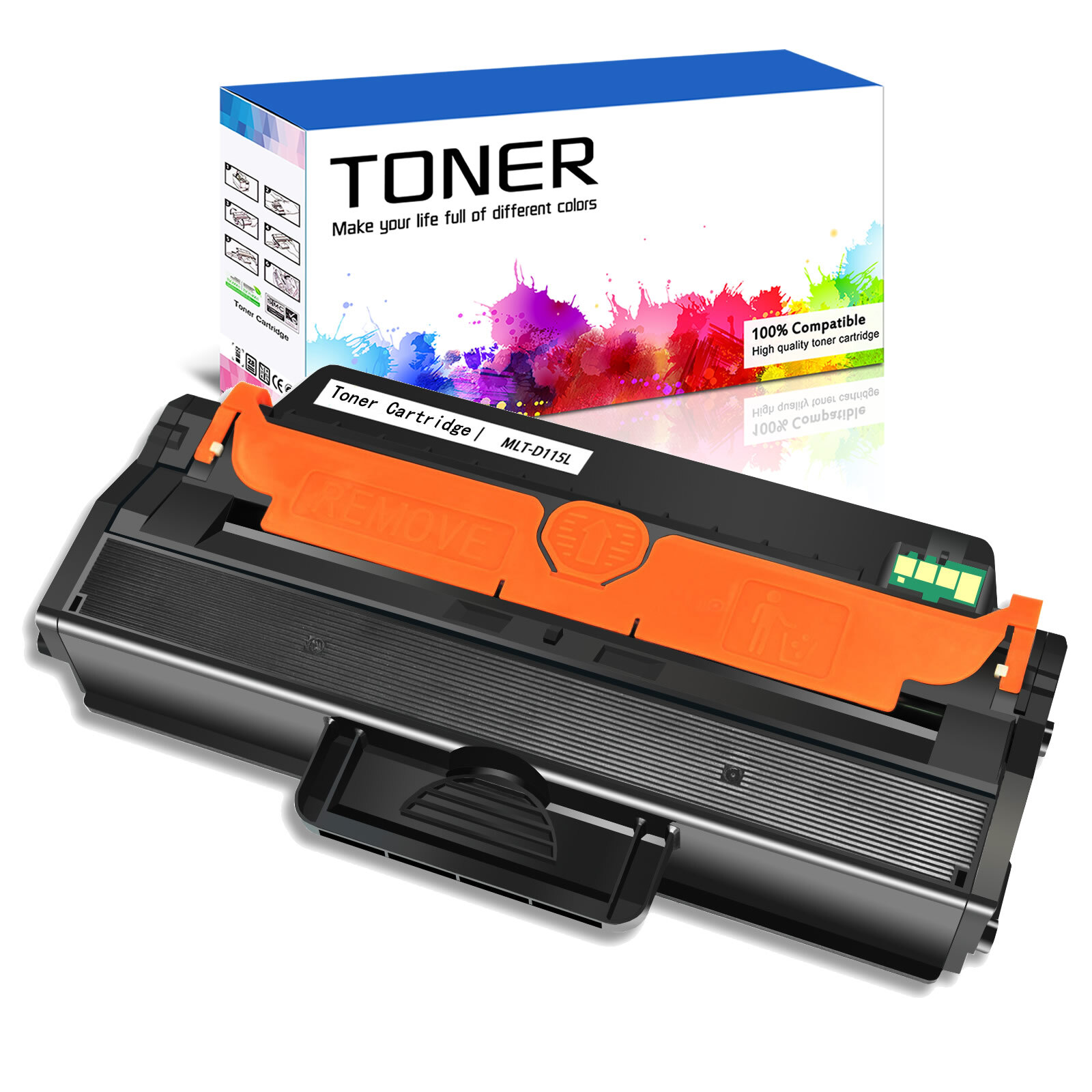 1PK Black MLT-D115L 115L Toner Cartridge For Samsung SL-2820DW SL-2820 SL-2830ND