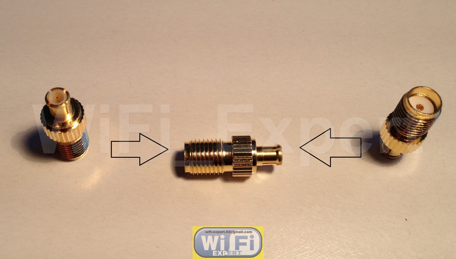 1 x Gold Plated SMA Female to MCX Male Straight RF Connector Adapter USA