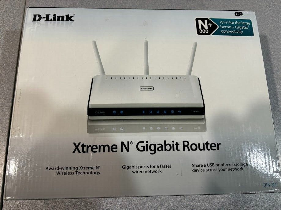 D-Link DIR-655 Xtreme N Gigabit Wireless Router White N+300