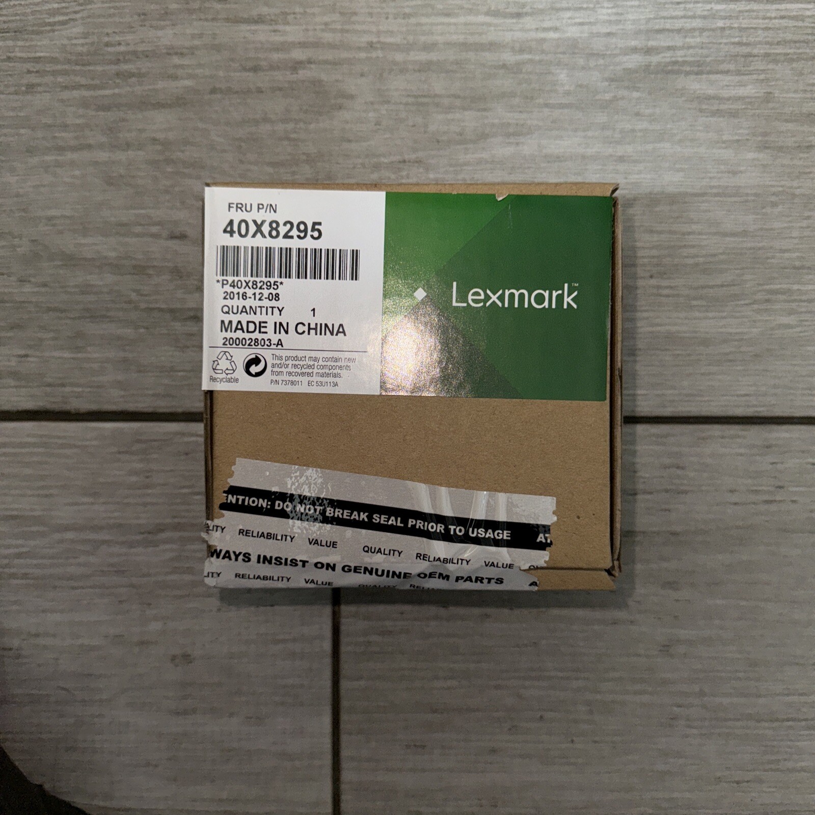 NEW 40X8295 Lexmark Pickup Roller & Separation Pad CH10/22 MS310, MS510 GENUINE
