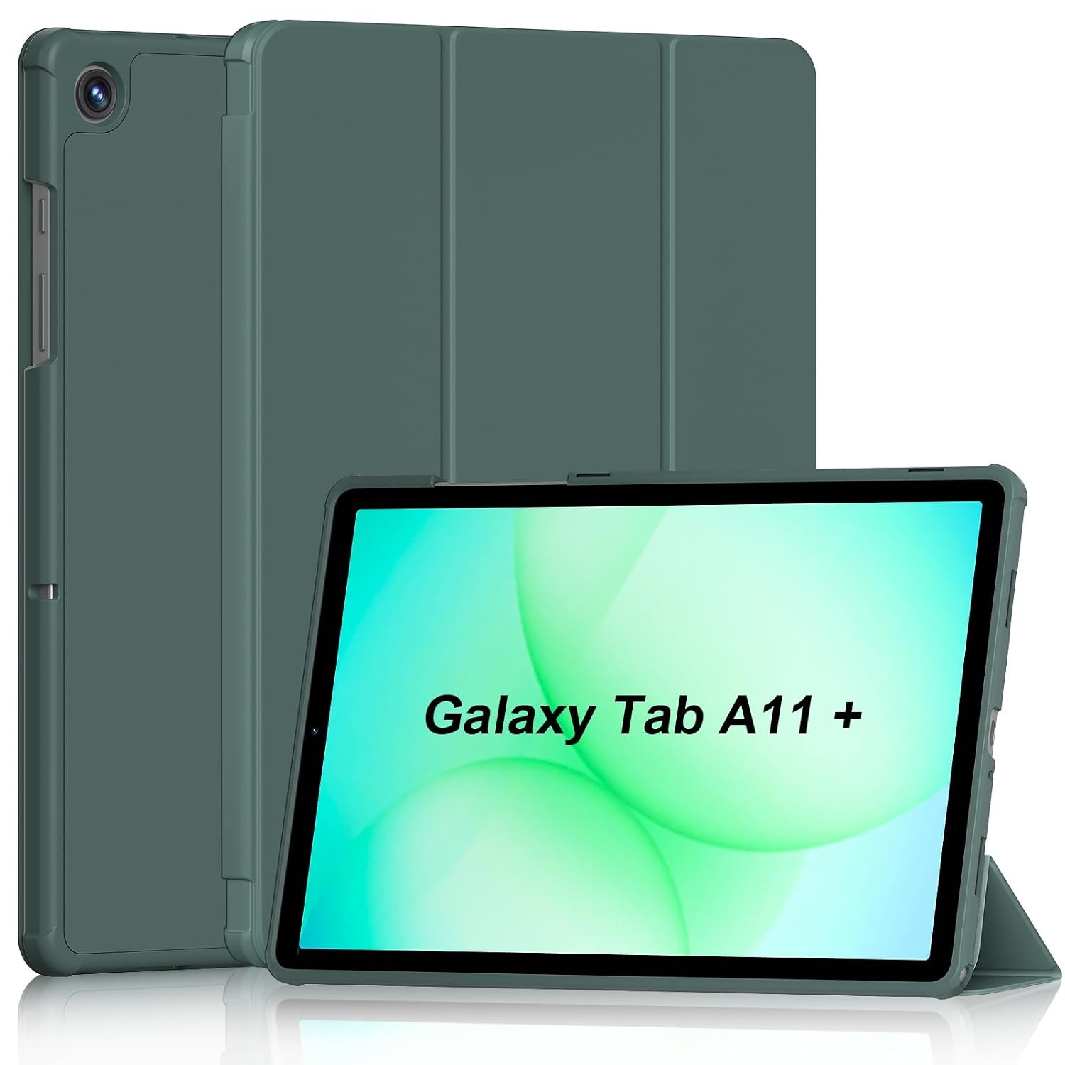 All-New Case for Galaxy Tab A11+/A9+ Plus 11 Inch 2026/2023,Dark Green