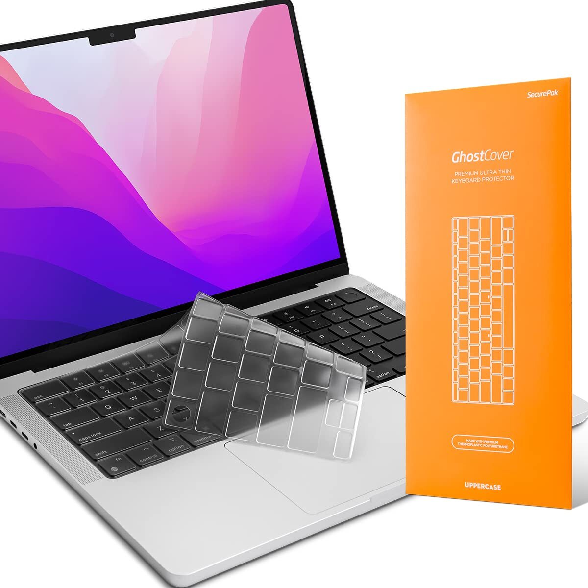 GhostCover® Premium Ultra Thin Keyboard Cover Protector, Compatible with 2021...