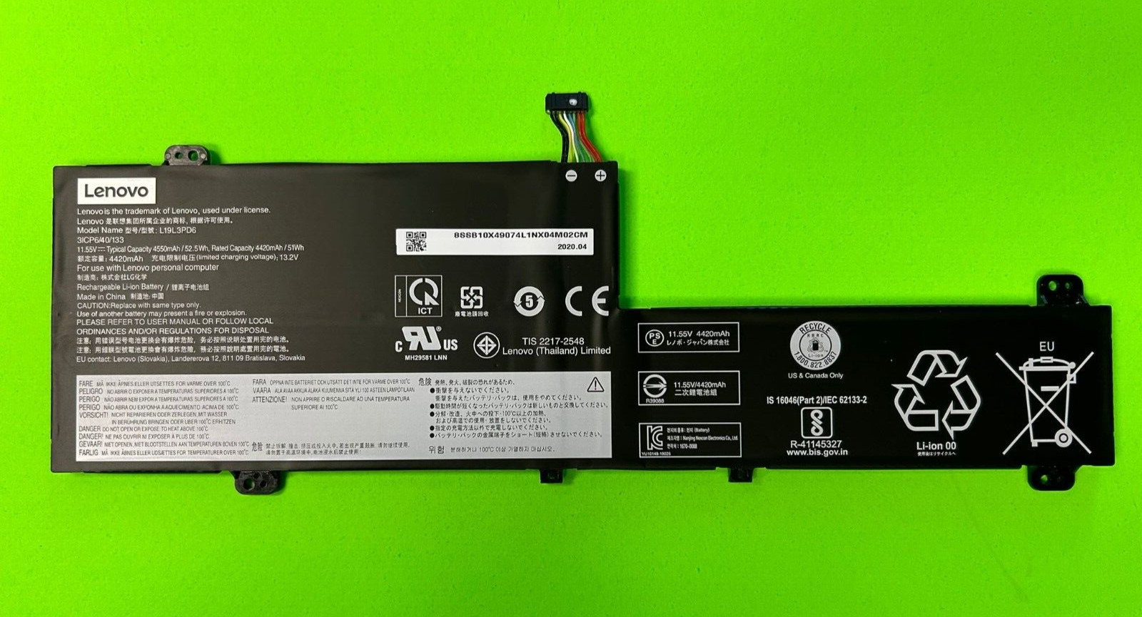L19L3PD6 L19M3PD6 L19D3PD6 Battery Lenovo Flex 5-14ARE05 5-15IIL05 5-14IIL05 HH
