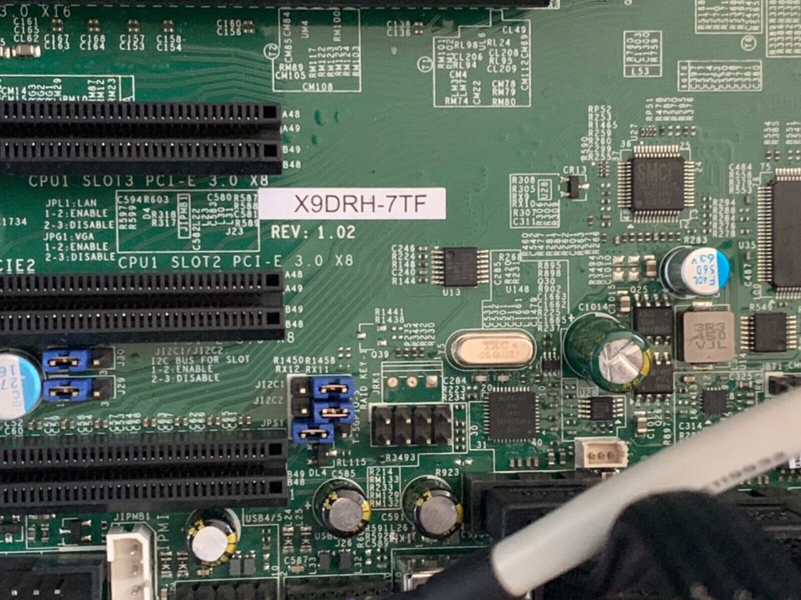 Supermicro X9DRH-7TF combo 2x CPU, 2x heatsink, 32GB ECC memory and I/O shield