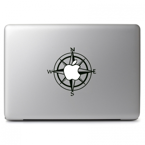 Apple Macbook Laptop Decal Sticker Cool Fun Cute Symbol Graphics Typography Logo