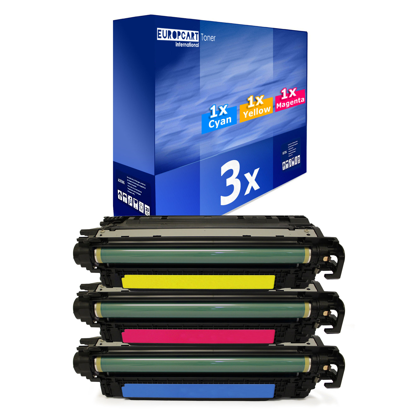 3x Eurotone Compatible 508A Laser Toner Cartridge XL for HP MFP M-577-c