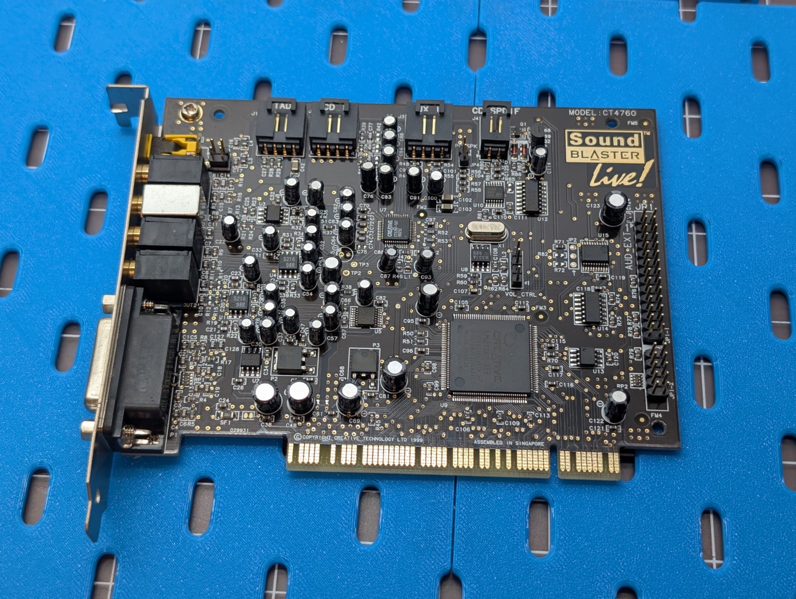 Creative Sound Blaster Live PCI Soundkarte (CT4760, EMU10K1, retro, 1999)