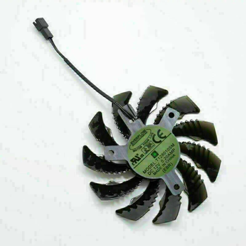 For Gigabyte GTX 970 Graphics Card Fan DC12V 75mm T128010SM Cooler Fan 3Pin 2Pin