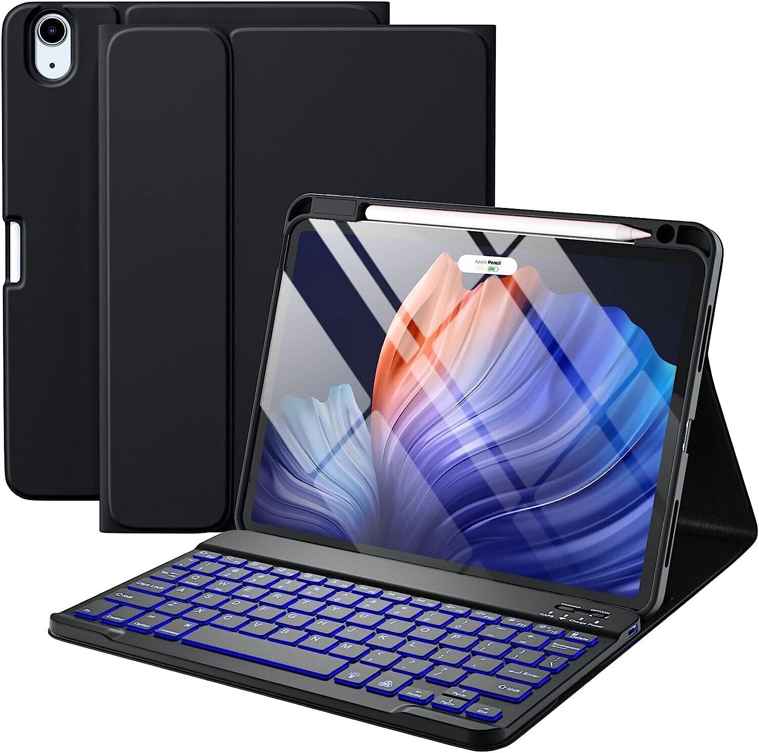 Touchpad Keyboard Case for Ipad Air 11-Inch (M2) 2024 & 10.9 Inch Ipad Air 5Th 4