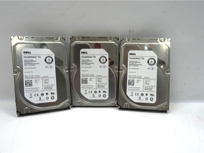 Dell Constellation ES 2TB 3.5 Inch SAS Hard Drives ST2000NM0001 Lot of 3