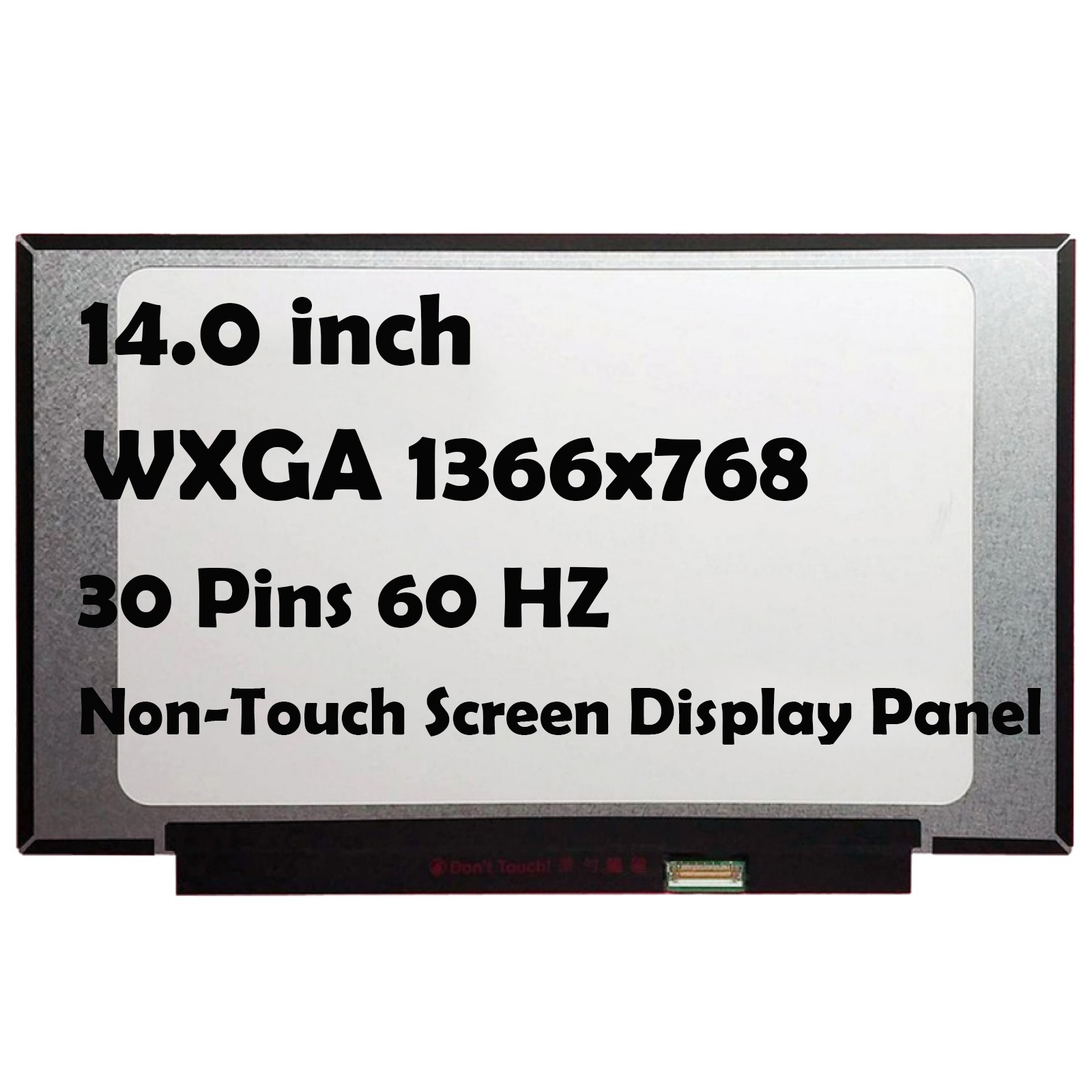 AUO B140XTN07.3 fits B140XTN07.2 Matte HD 1366x768 Display 14" 30pin LCD Screen
