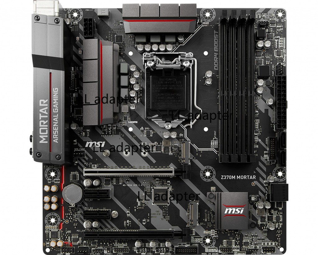 MSI Z370M MORTAR LGA 1151 (300 Series) Intel Z370 Micro ATX Intel Motherboard