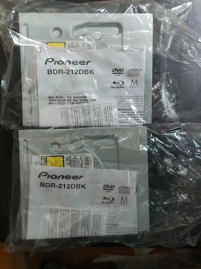 Pioneer BDR-212DBK Blu-ray DVD CD Writer SATA M-DISC New