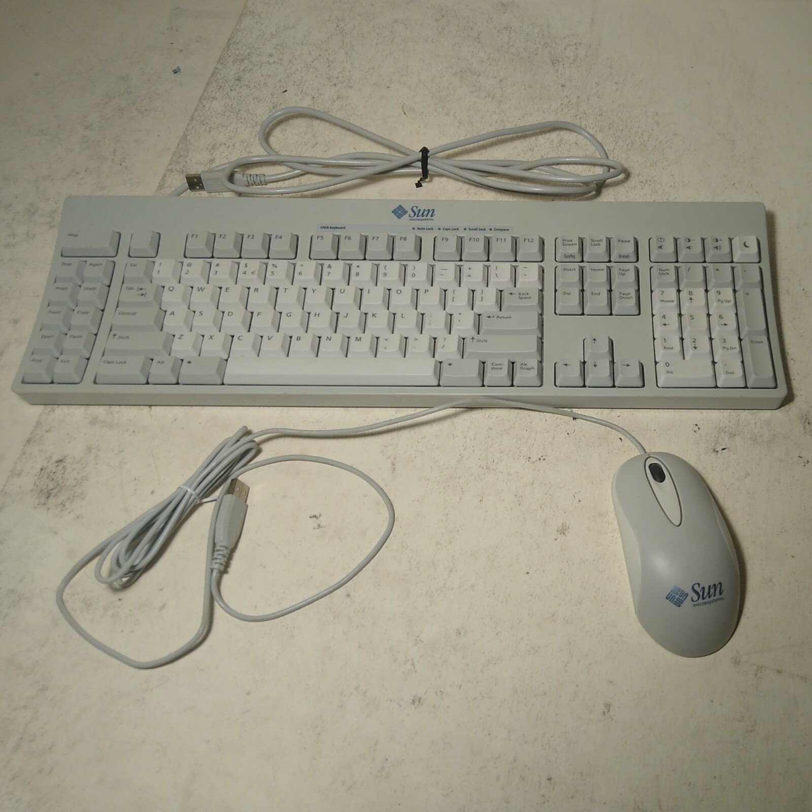 Sun Oracle USB Keyboard 320-1367-02,  371-0788-01 MOUSE 