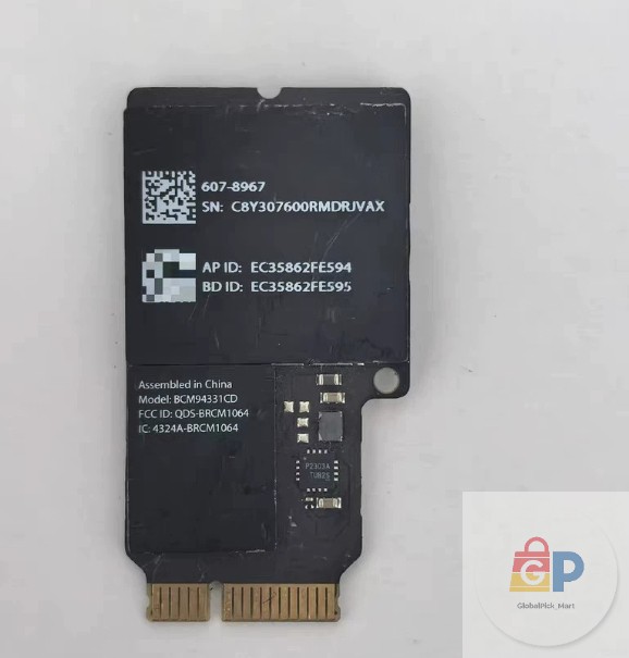 Broadcom BCM94331CD 802.11a/b/g WiFi card + Bluetooth 4.0 for Apple A1418 A1419