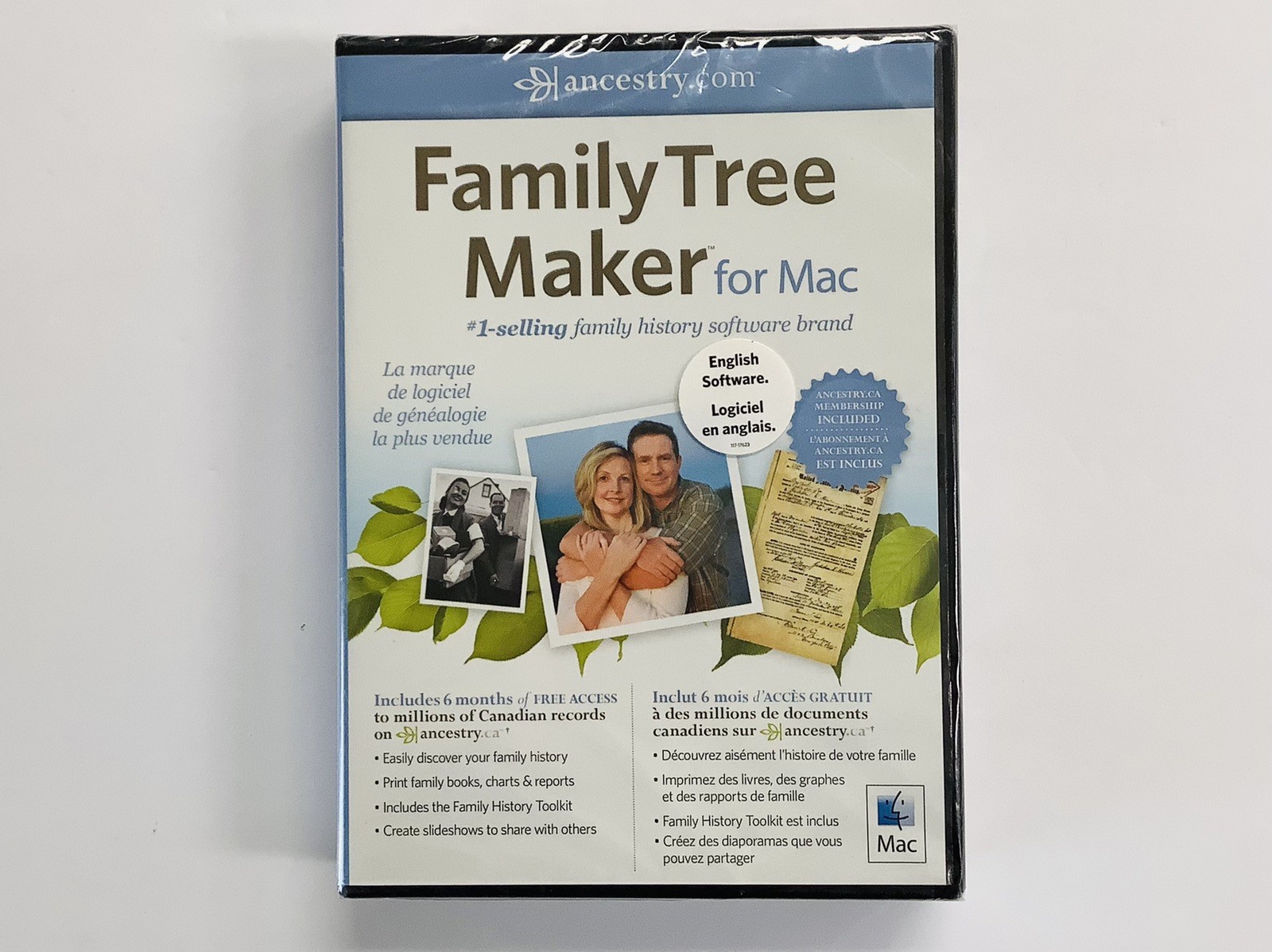 "BRAND NEW" Family Tree Maker for Mac FACTORY SEALED 