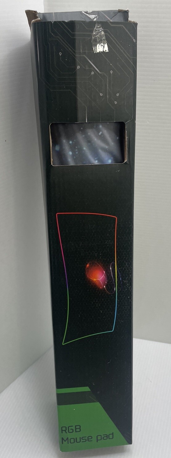 AIMSA RGB Gaming Mouse pad Galaxy Nebula LED Non slip 14 Lighting Modes 35”x15”