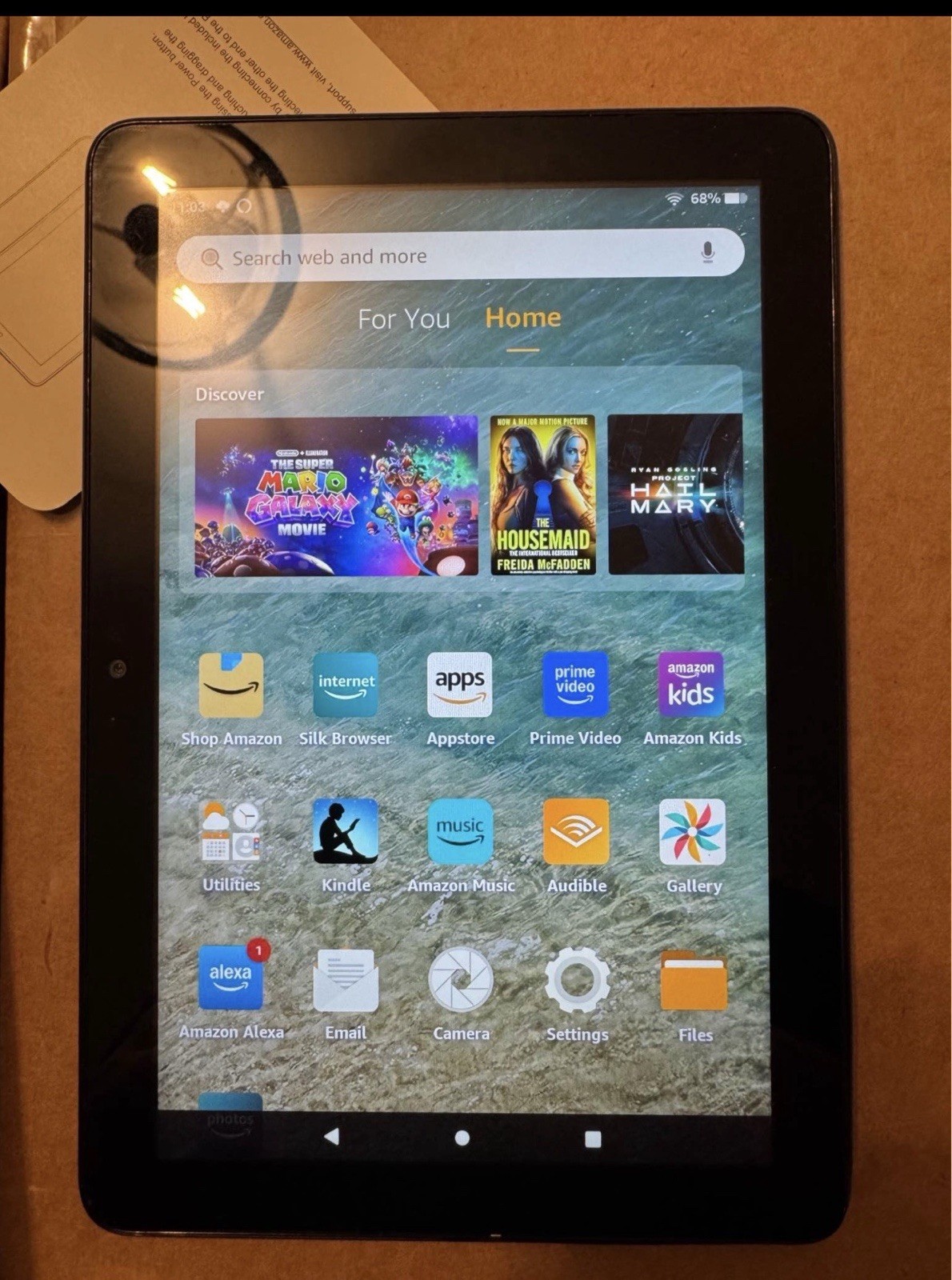 Amazon Fire HD 8 - 12th Gen. 32GB , Wi-Fi, 8" Tablet, 30% faster processor