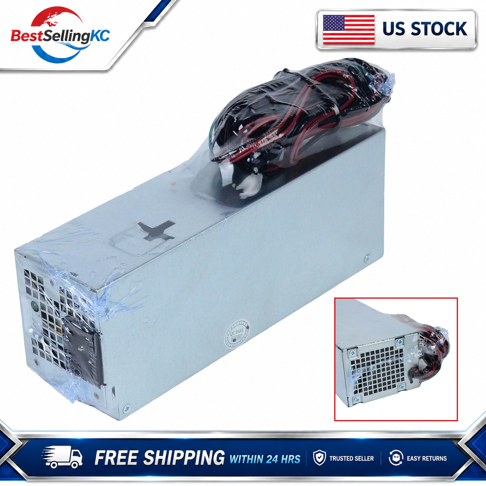 D500EPM-00 For Dell G5 XPS 8940 7080MT 500W Power Supply Unit PSU 0Y7R0X