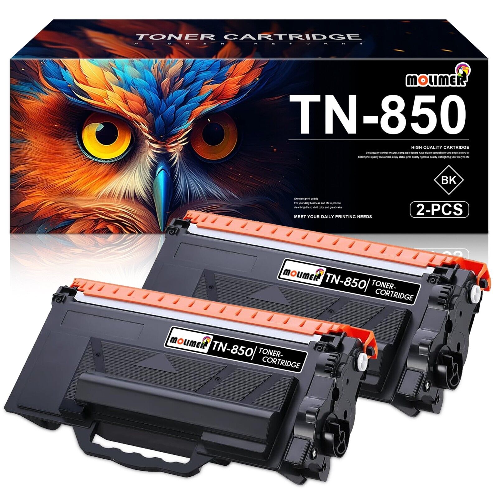 High Yield TN850 Black Toner Cartridge Replacement for Brother TN850 DCPL5650DN