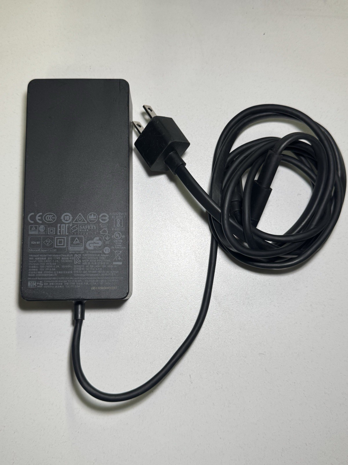 OEM 90W Microsoft A1749 Adapter for Kensington SD7000 Surface Pro DockingStation