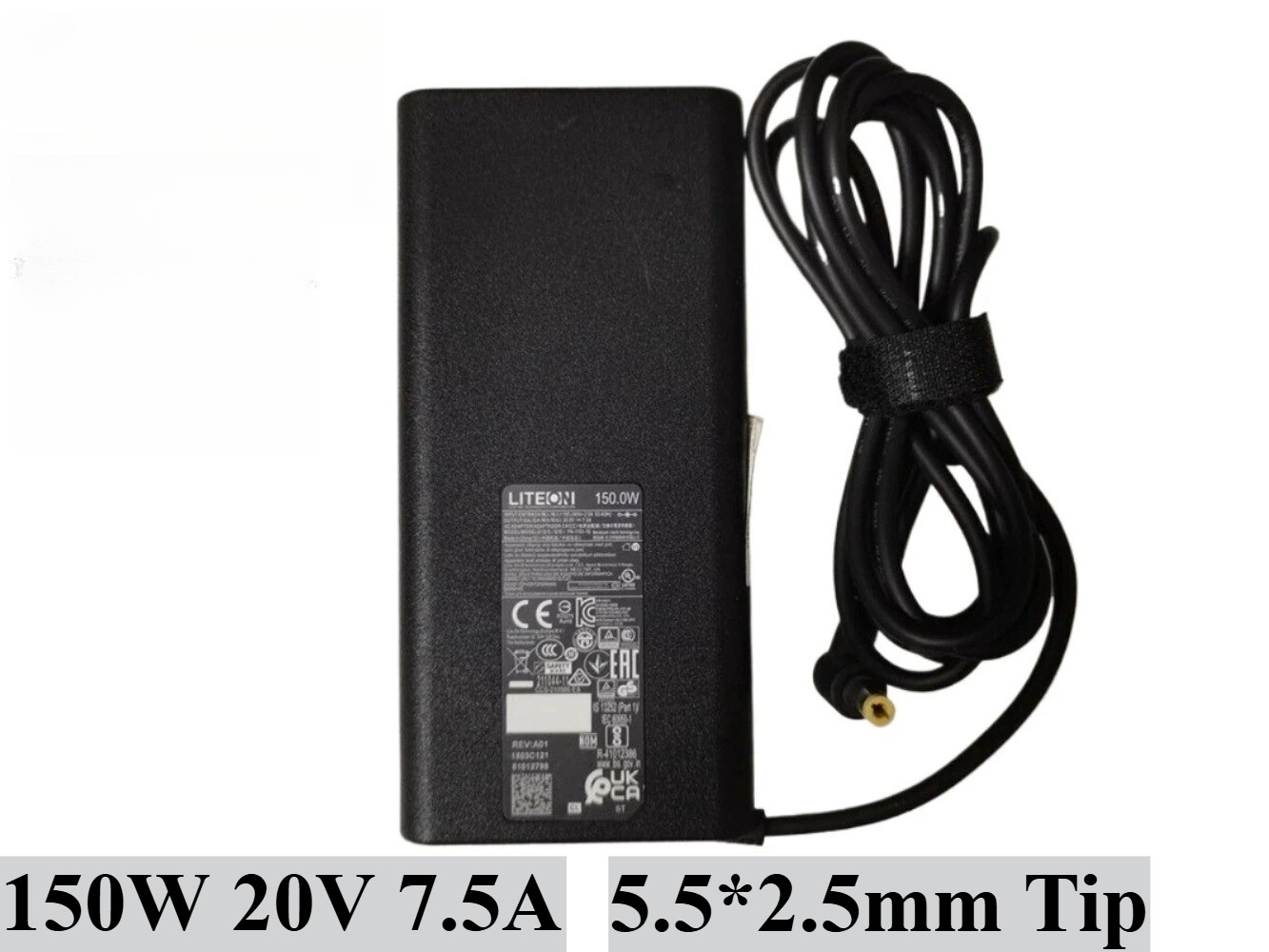 Liteon 150W 20V 7.5A Charger for Asus EeeTop ET2410IUTS-B034C 5.5*2.5mm Adpater