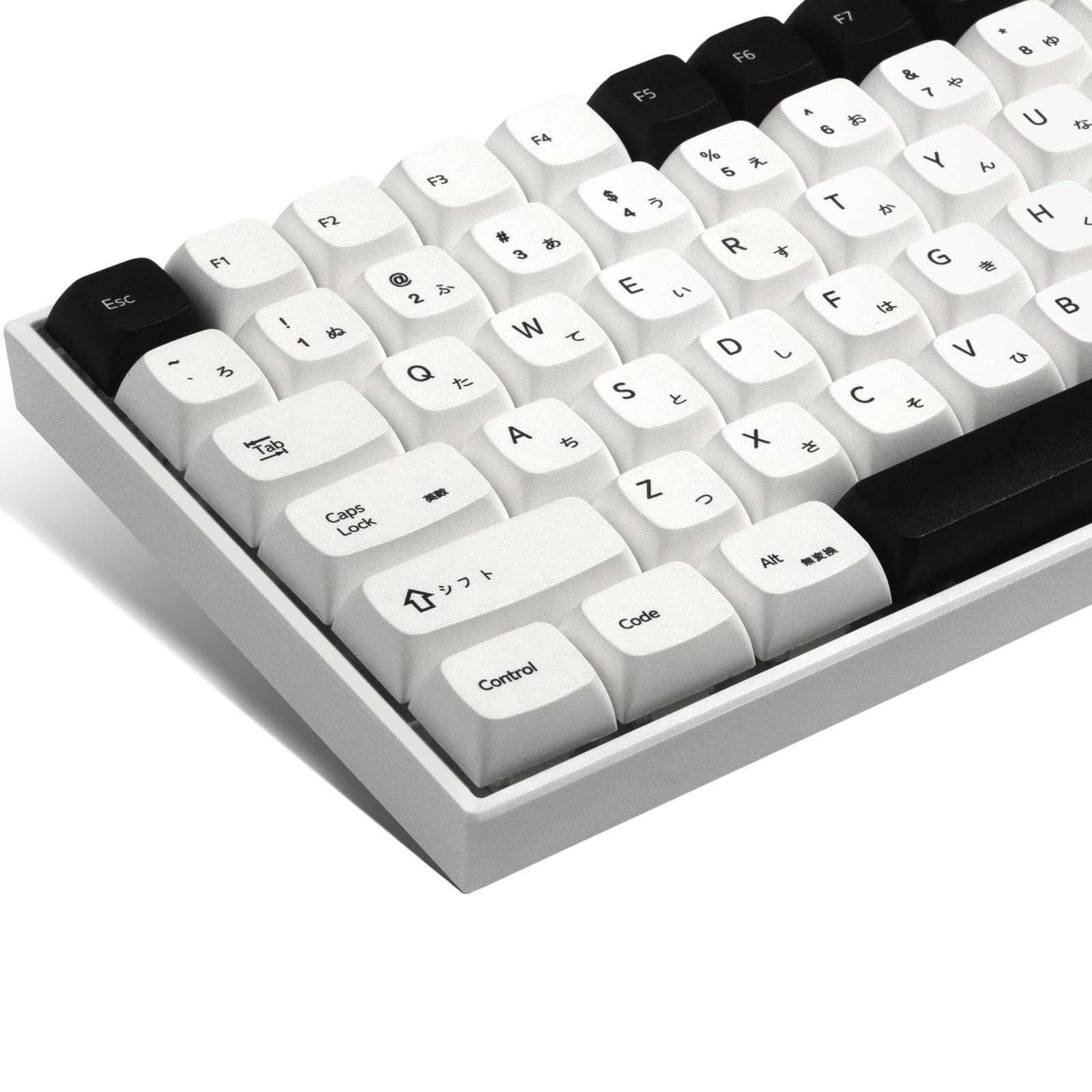 XDA White Keycaps, XVX Japanese PBT Keycap Sets, Bow Key caps 75 Percent DyeS...