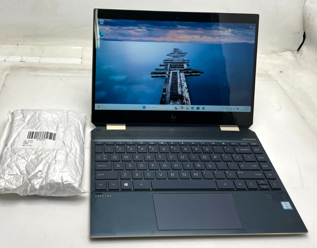 HP Spectre x360 Conv. 13.3" 4K UHD  i7-8565U  16gb Ram 512gb SSD  W11  100% Btry
