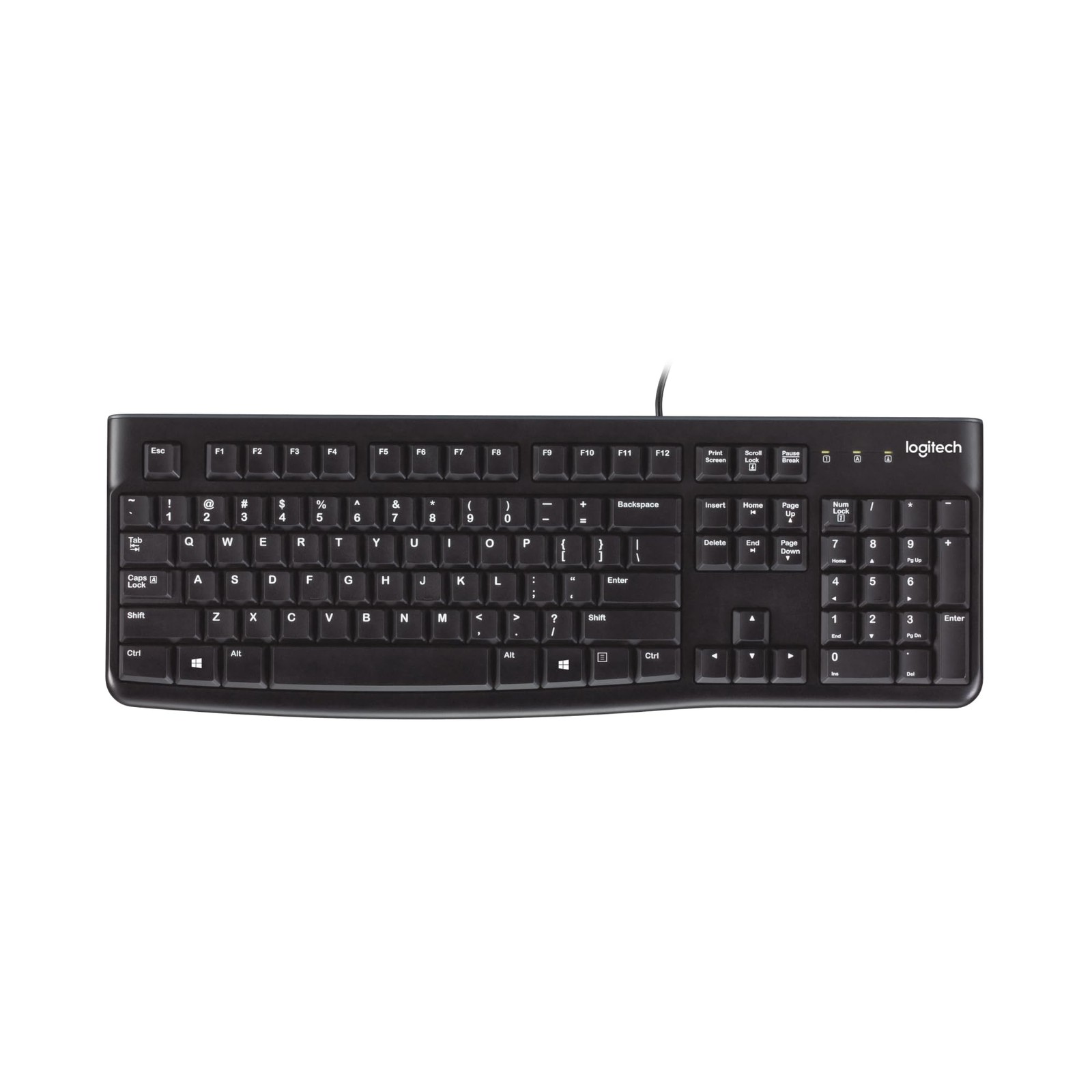Logitech K120 Ergonomic Desktop USB Wired Keyboard