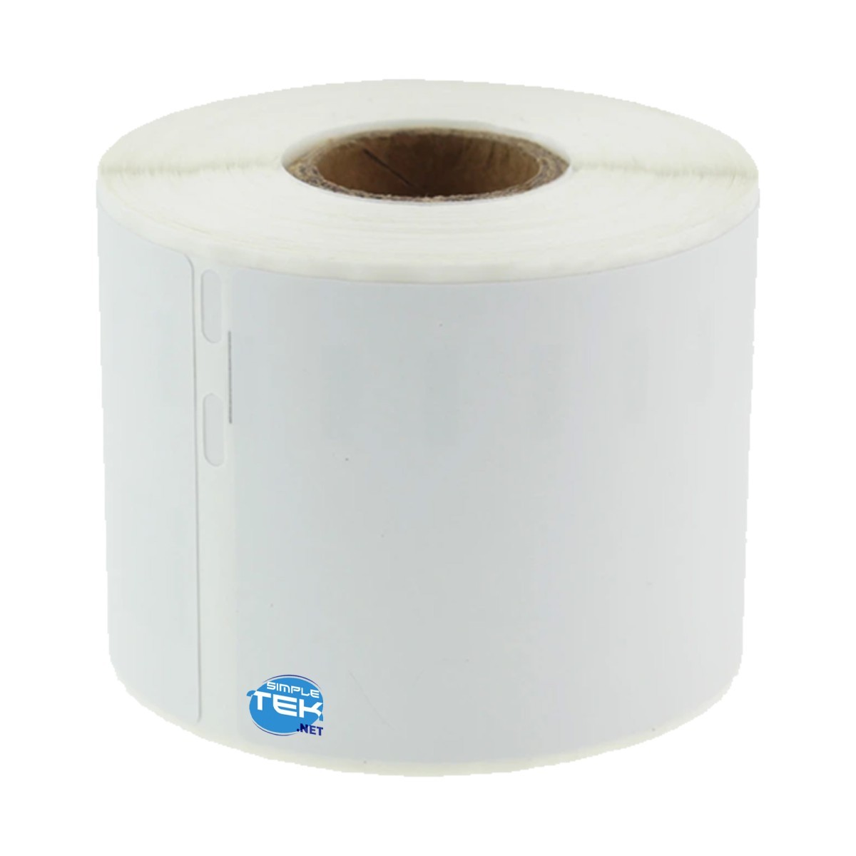 Roll Of 220 White Thermal Adhesive Labels 101Mm X 54Mm 10Cm 5.4Cm Slp
