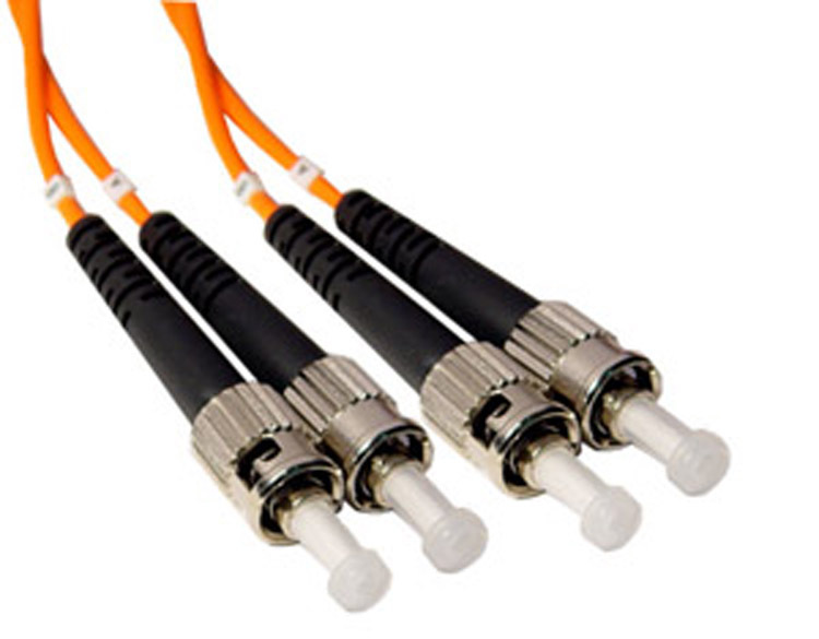 15m ST-ST Duplex 62.5/125 OM1 Multimode Fiber Patch Cable Orange Optic 50FT