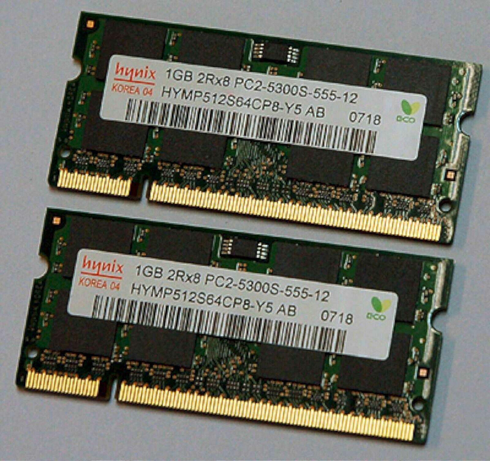 NEW Compaq Presario V6000 1GB x2 = 2GB DDR2 RAM Pair 446495-001 hp dv6000 dv9000