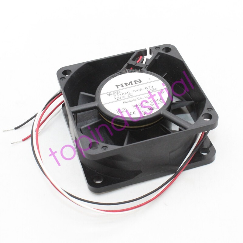 NEW NMB-MAT 2410ML-04W-B79 6025 12V 0.58A 3-wire Power Module Cooling Fan