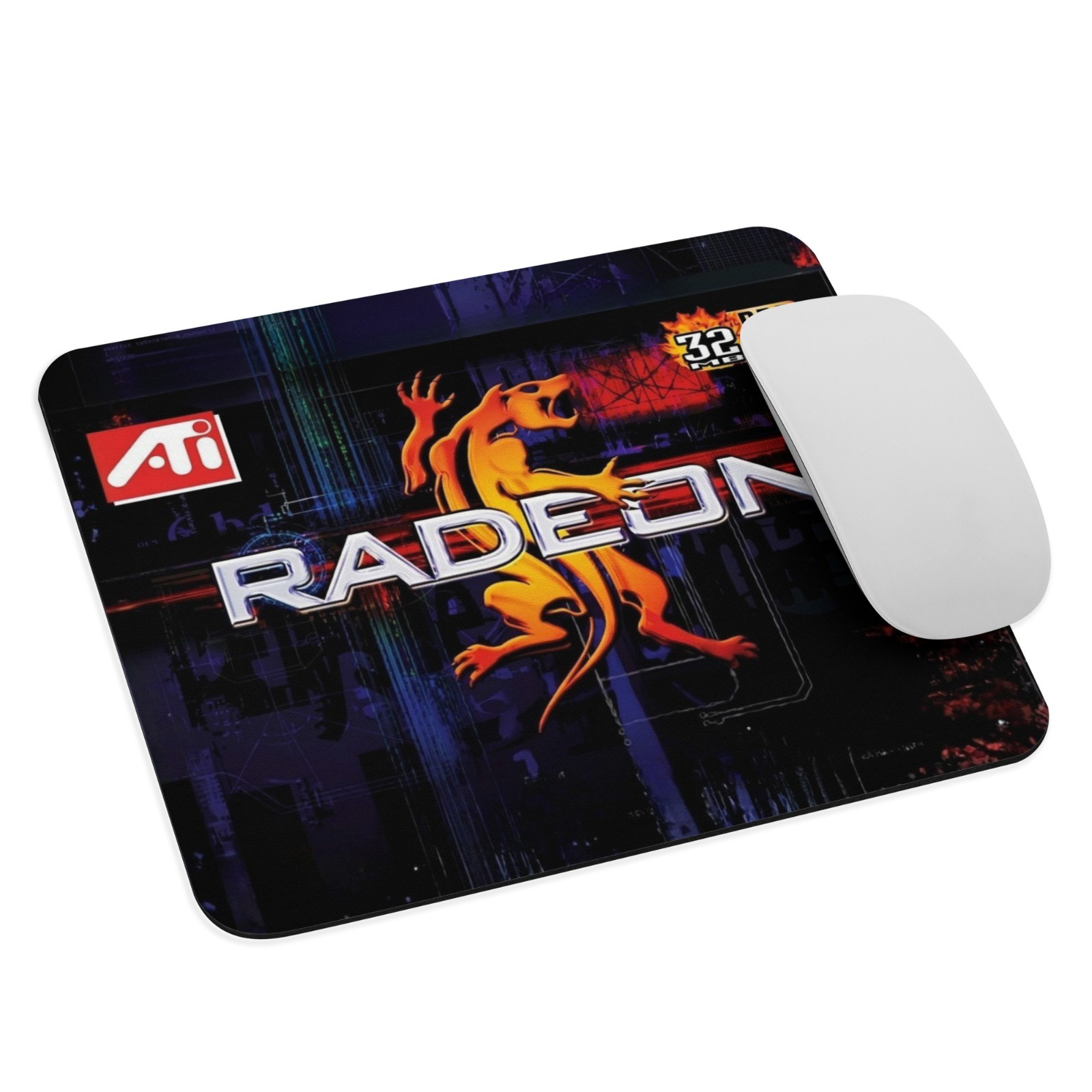 Retro ATI Radeon - Mouse Pad Gaming Desk Mat 9.5" x 7.75"