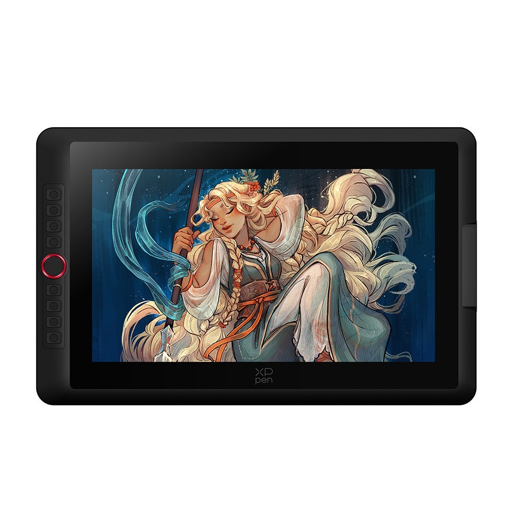 XPPen Artist 15.6 Pro V2 15.4" Graphics Drawing Tablet X3 Pro Stylus Red Dial