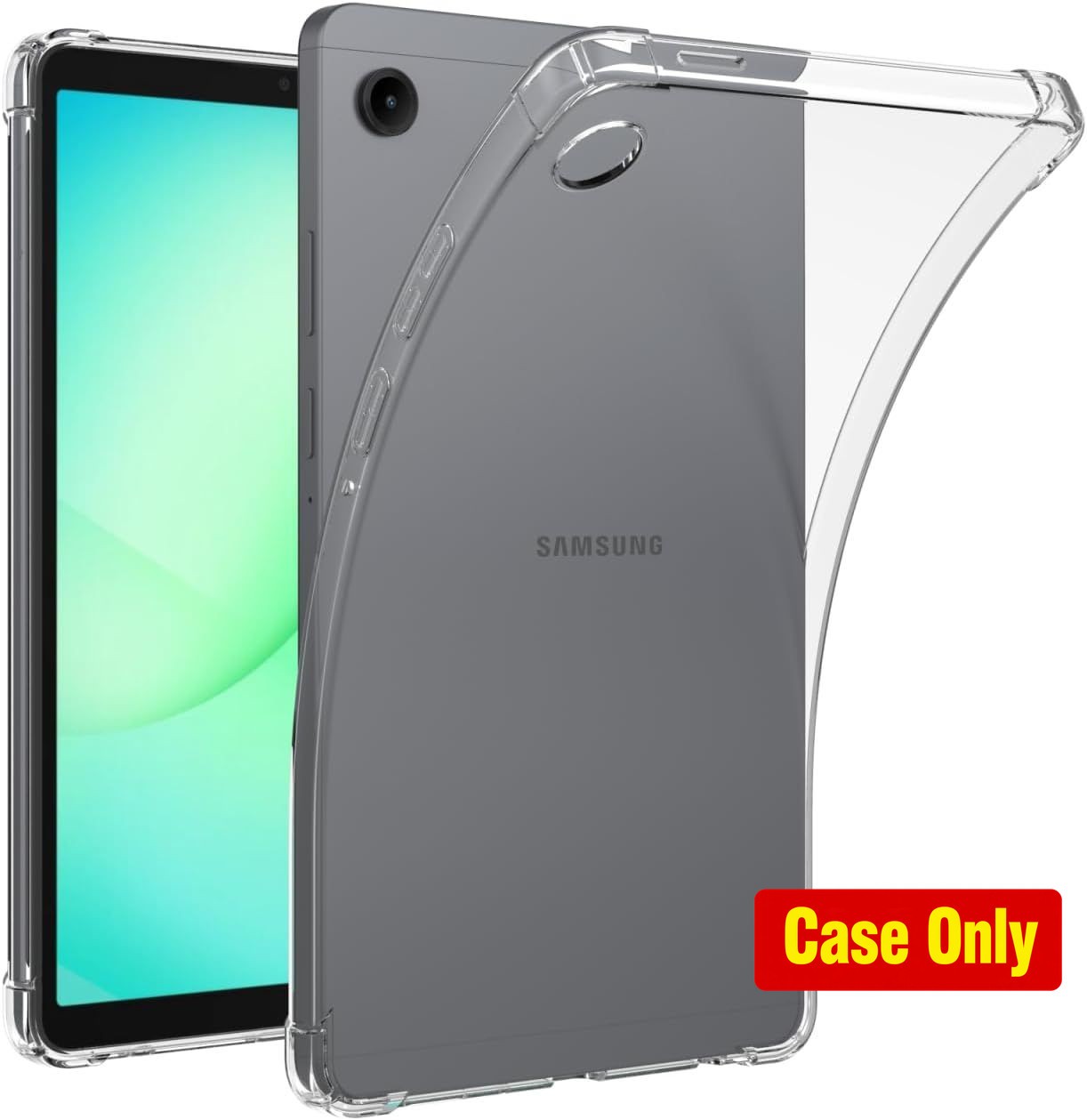 Clear Shockproof Case for Samsung Galaxy Tab A11+ 11" 2025, Mzoisrk Design