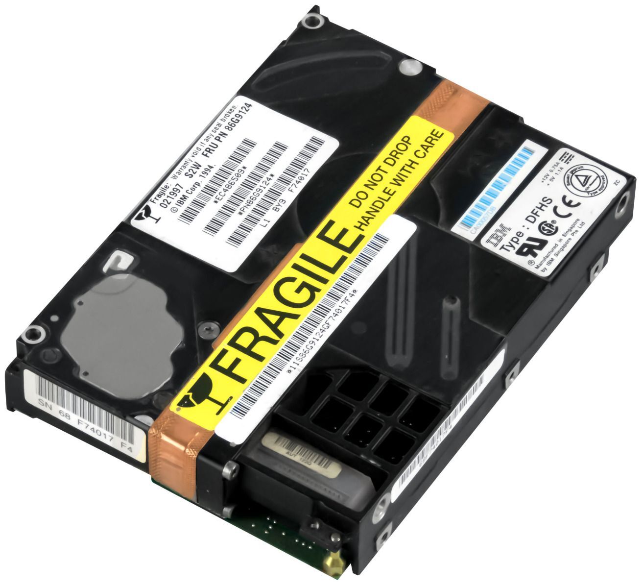 HARD DRIVE IBM UltraStar XP 86G9124 2GB 7.2K FAST WIDE SCSI 3.5'' DFHS