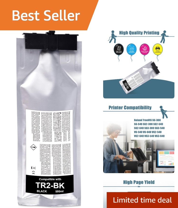 High Yield TR2 Ink Cartridge for Roland TrueVIS Printers - 500 Page Capacity