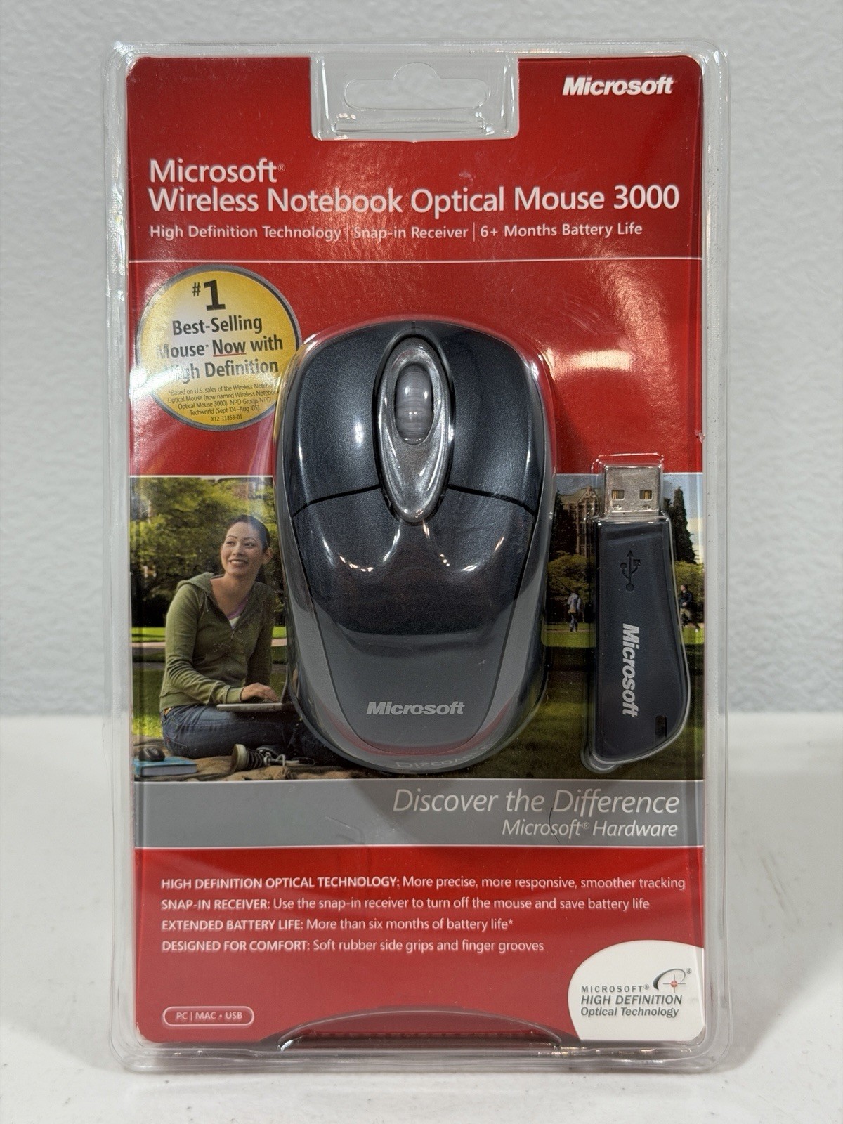 Microsoft Notebook 3000 Special Edition Color Wireless Optical Mouse