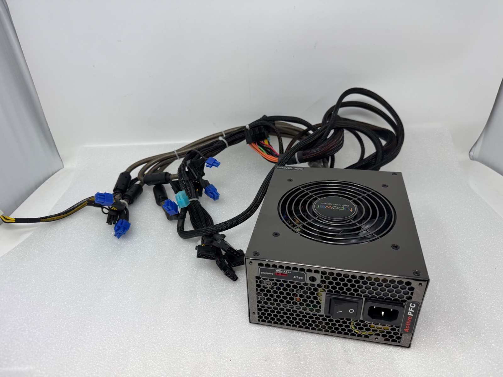 Topower Powertrain TOP-1500W Active PFC Computer ATX Power Supply PSU GPU Mining