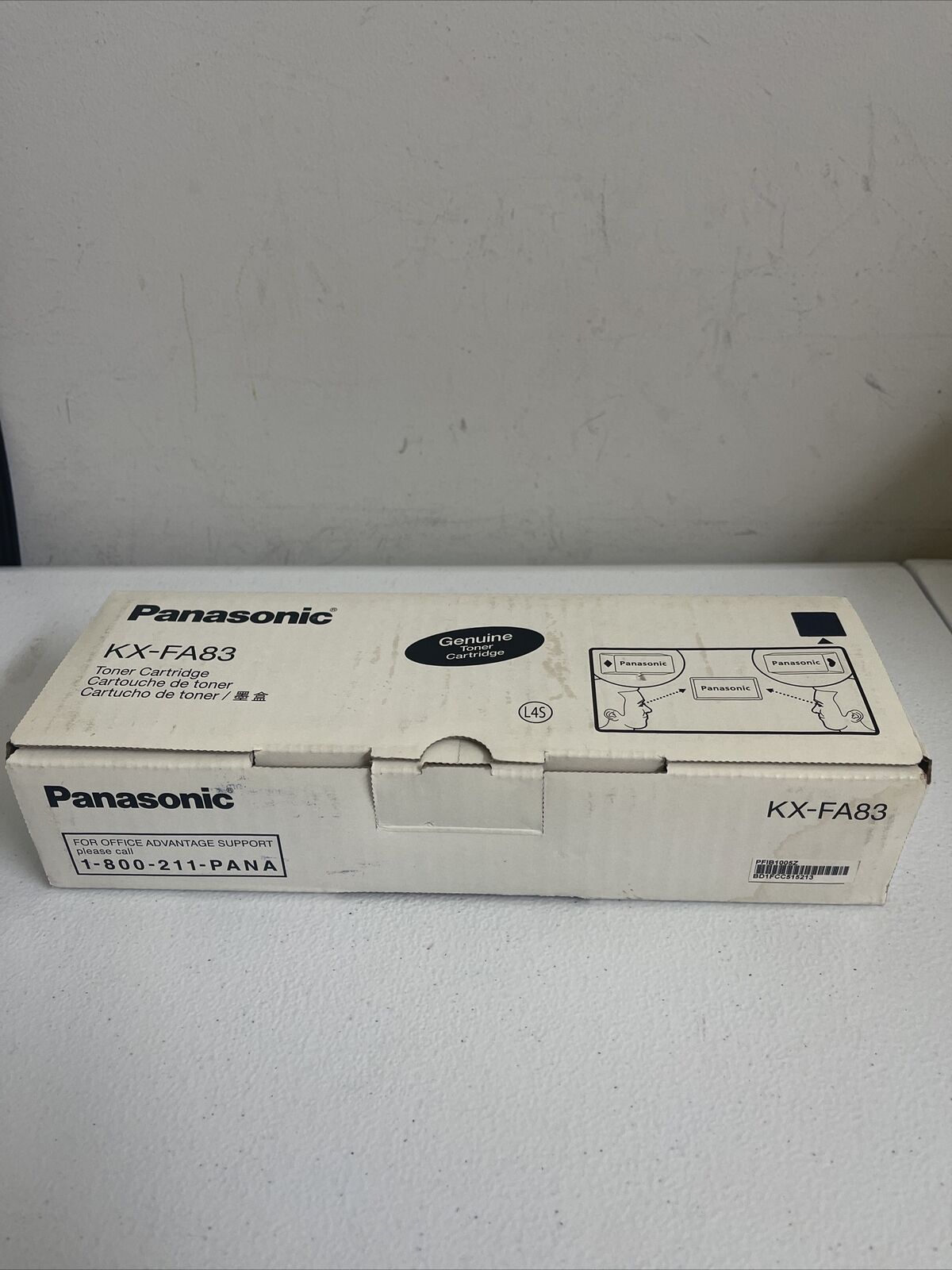 Genuine Panasonic OEM KX-FA76 Black Toner Cartridge NEW SEALED 