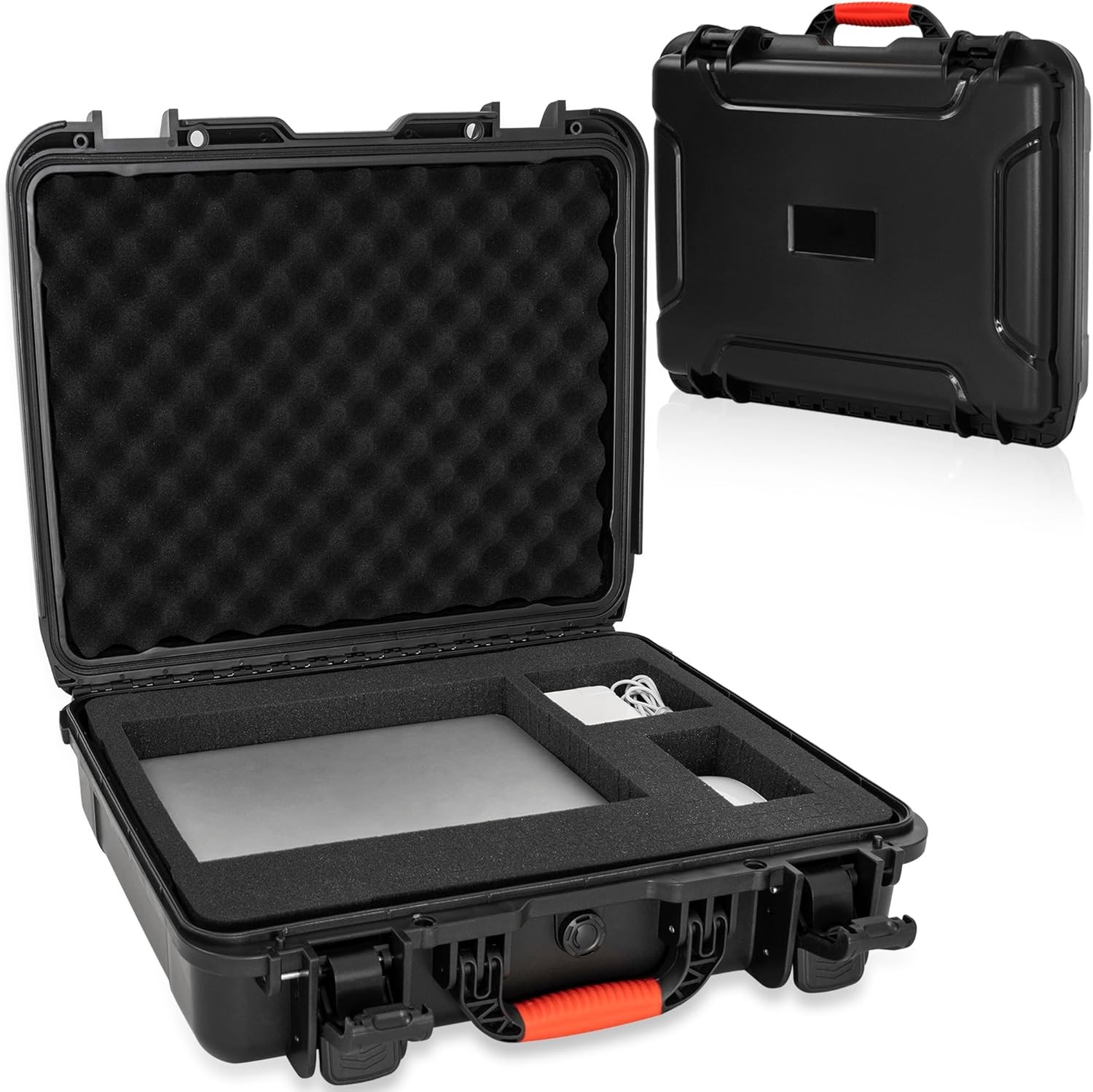 Waterproof Laptop Hard Case for Up to 17.3″‌ laptop, Black 