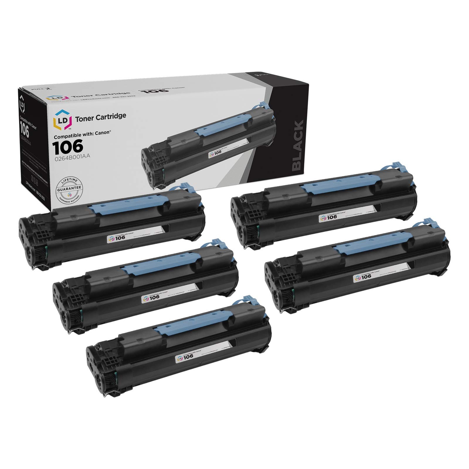 LD Comp Canon 106 0264B001AA 5pk Black 6530 6540 6550 6560 6580 6590 6595