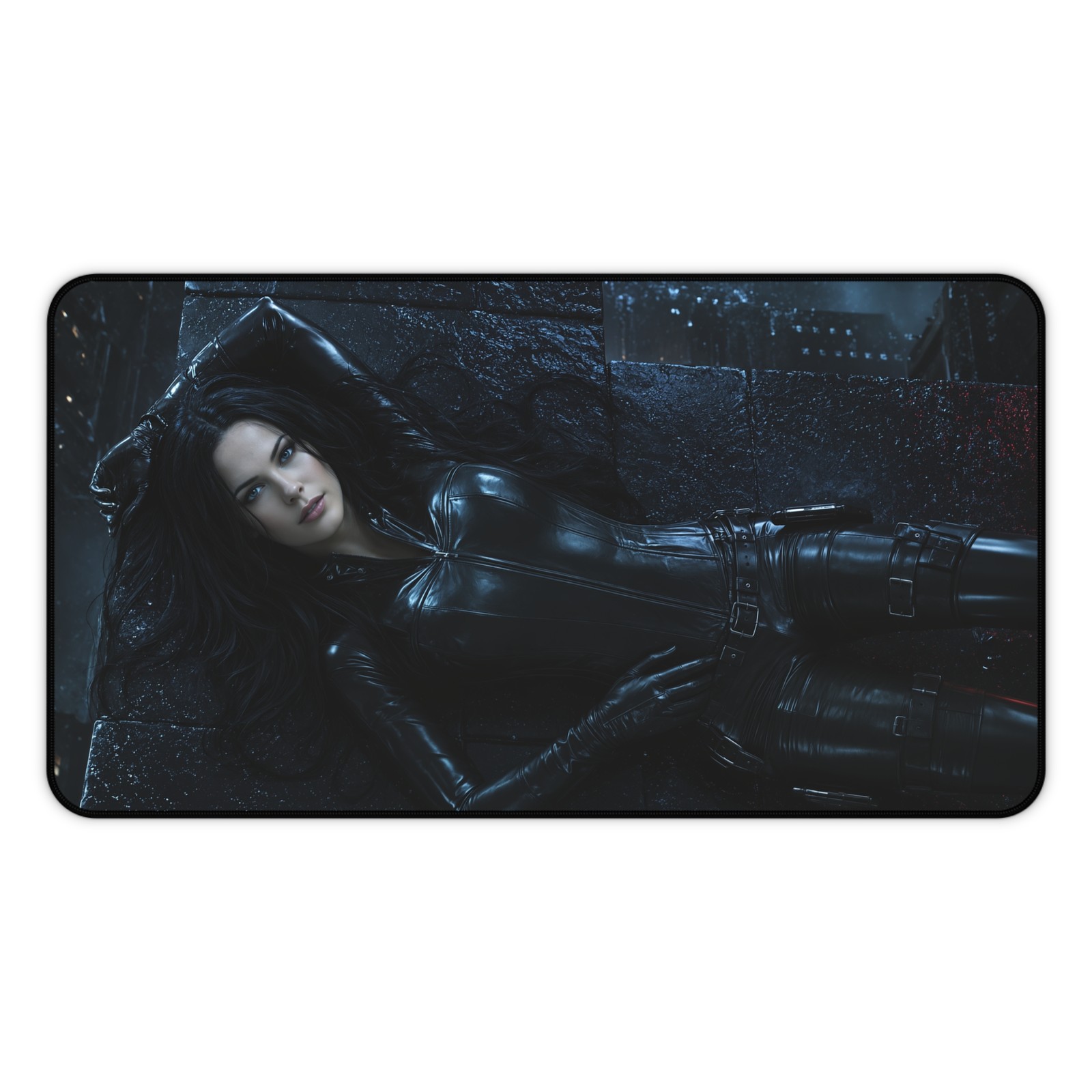 Dark Character Mousepad Featuring Selene, Neoprene Computer Desk Mat